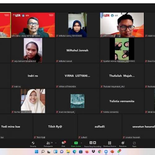 Program Studi Teknologi Selenggarakan Kuliah Perdana Pembelajaran Indonesia Cyber Education Institute Semester Genap Tahun 2021/2022