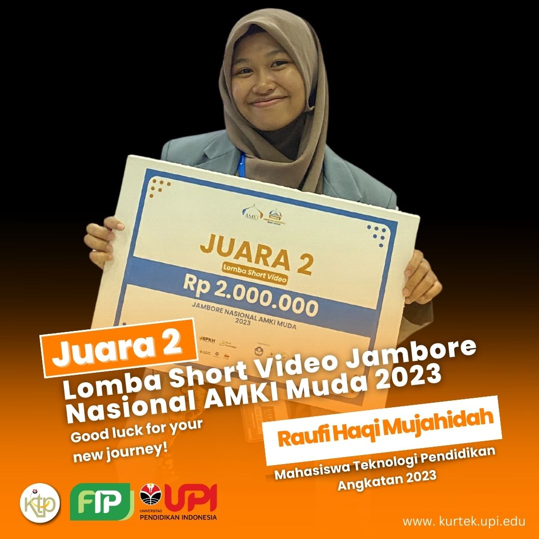 Raufi Haqi Mujahidah Juara 2 Lomba Short Video Jambore Nasional AMKI Muda 2023