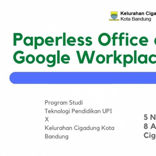 P2M : Paperless Office dengan Google Workplace